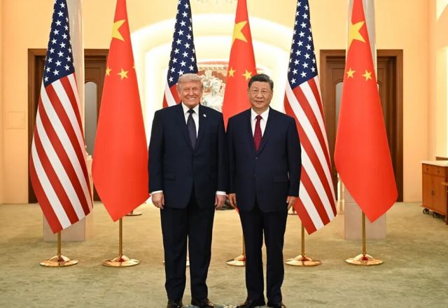 习近平为美国总统特朗普举行欢迎宴会